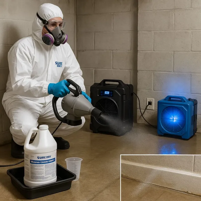 Sanitization and Odor Removal process in Roxborough Park, CO